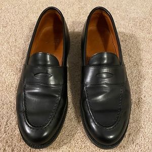 Grant Stone Traveler Penny Loafer Black Calf 11